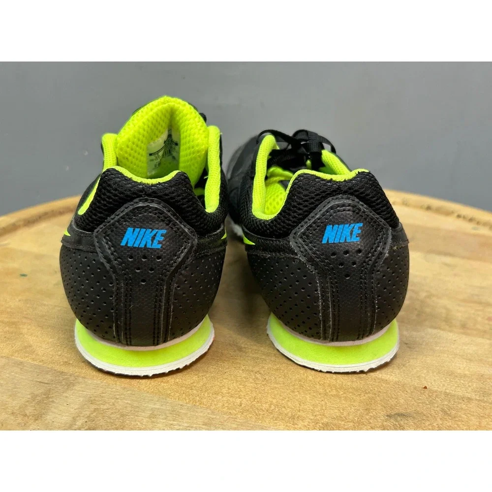 Nike Track Spikes Mens 10 Black Volt Zoom Rival MD 6 468648-041 Racing Shoes